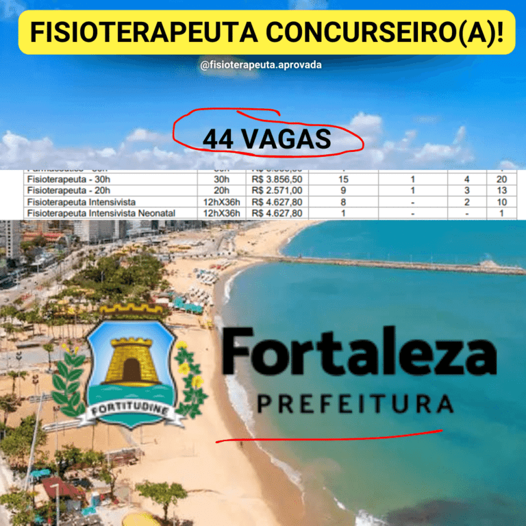 Concurso Público para Fisioterapeutas em Fortaleza: Uma Iniciativa da Fagifor e IBFC