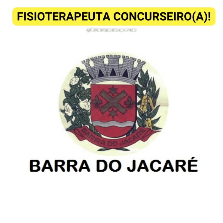 Concurso para fisioterapeuta da Prefeitura de Barra do Jacaré – PR