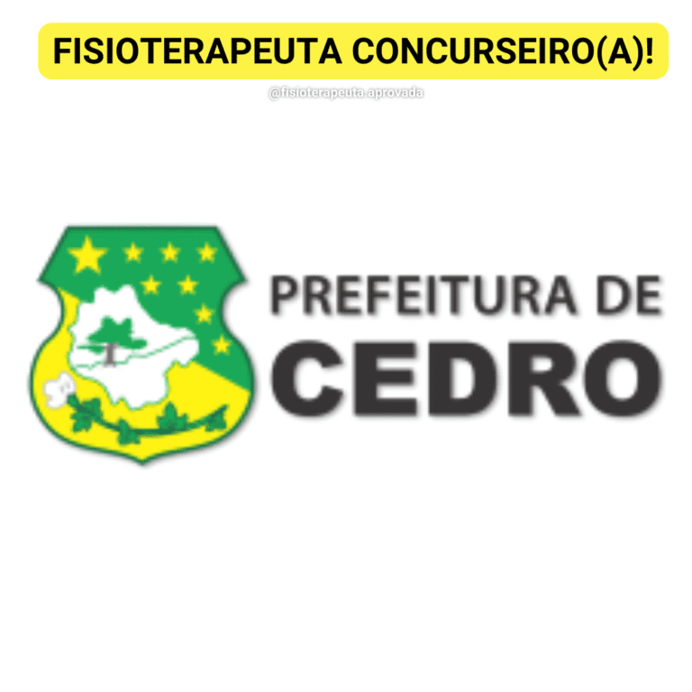 Concurso para fisioterapeuta da Prefeitura de Cedro - CE