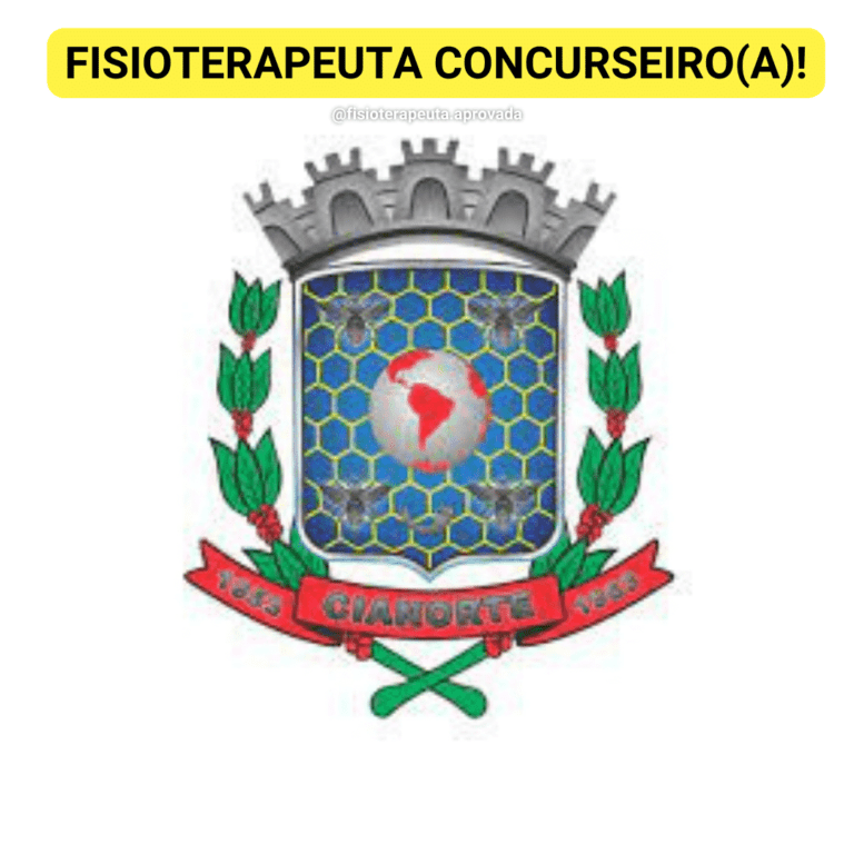 Concurso para fisioterapeuta da Prefeitura de Cianorte – PR