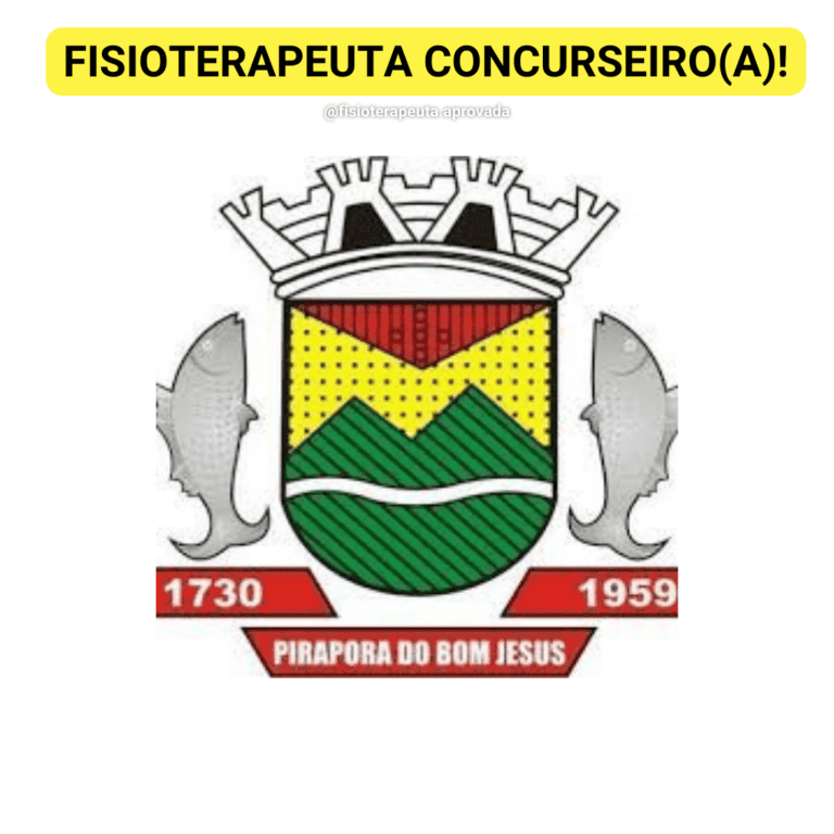 Concurso para fisioterapeuta da Prefeitura de Pirapora do Bom Jesus - SP