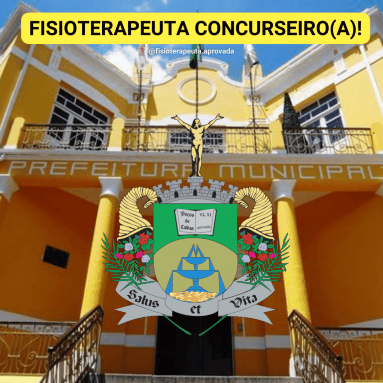 Concurso para fisioterapeuta da Prefeitura de Poços de Caldas – MG – 2024