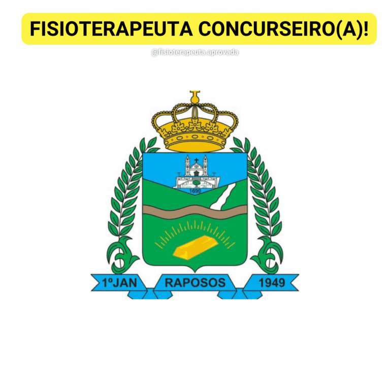 Concurso para fisioterapeuta da Prefeitura de Raposos – MG