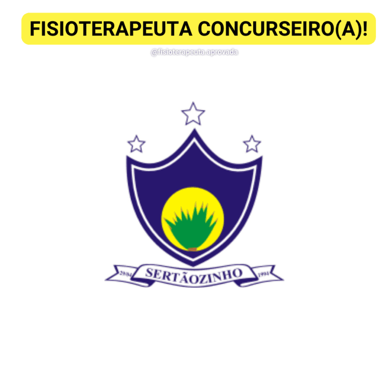 Concurso para fisioterapeuta da Prefeitura de Sertãozinho - PB