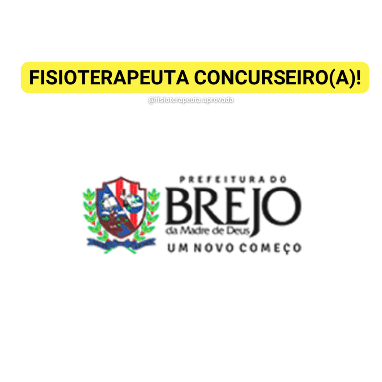 Concurso para fisioterapeuta da Prefeitura de Brejo da Madre de Deus - PE