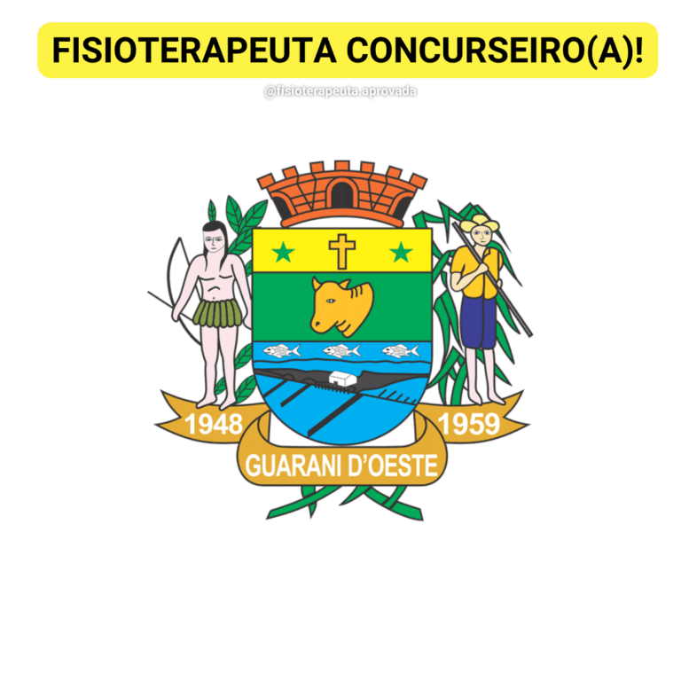 Concurso para fisioterapeuta da Prefeitura de Guarani D´Oeste