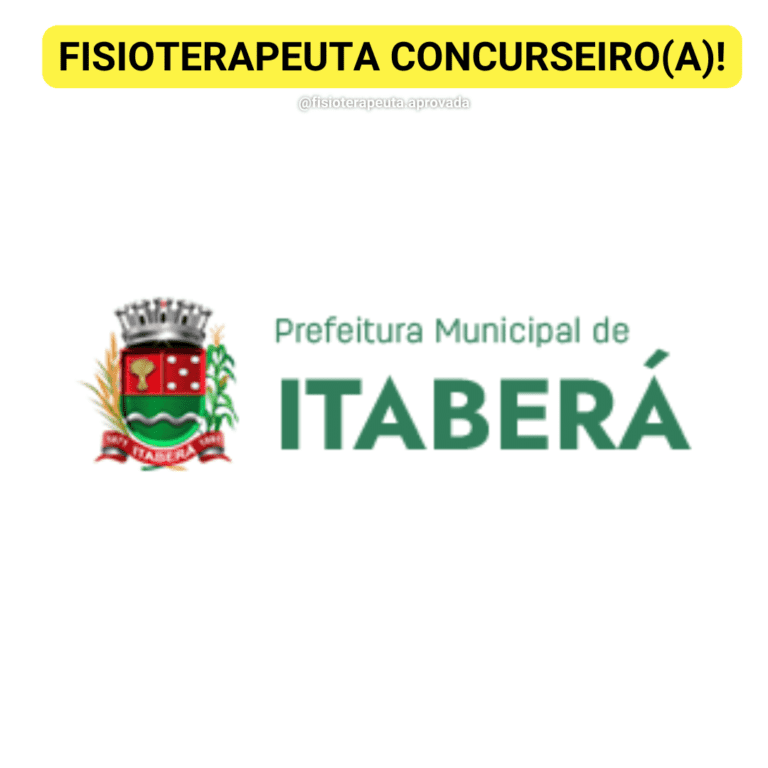 Concurso para fisioterapeuta da Prefeitura de Itaberá - SP
