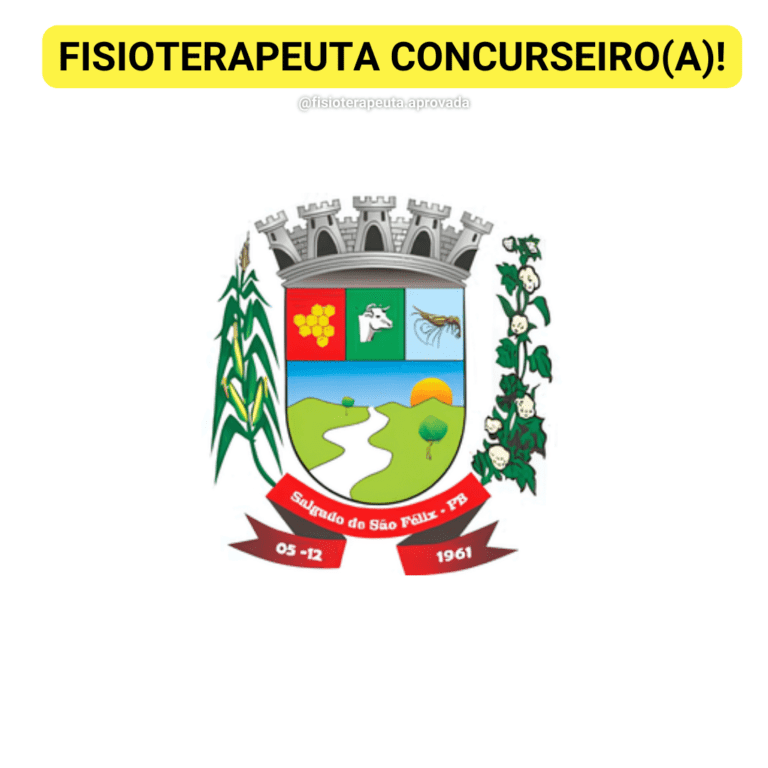 Concurso para fisioterapeuta da Prefeitura de Salgado de São Félix