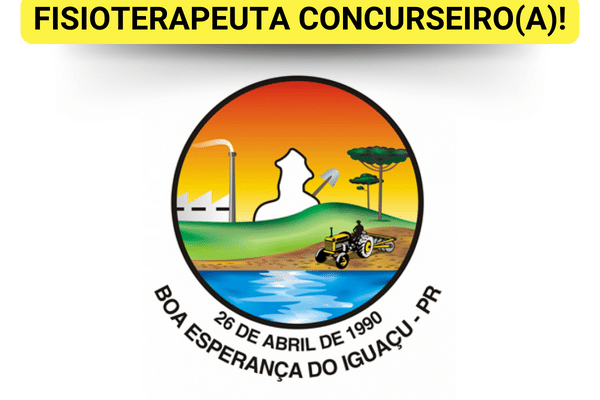 Concurso para fisioterapeuta da Prefeitura de Boa Esperança do Iguaçu – PR – 2024